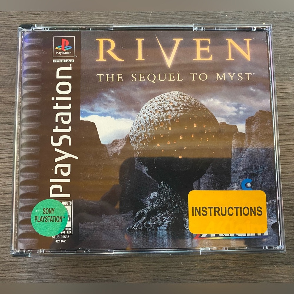 Riven: The Sequel to Myst - PlayStation Game